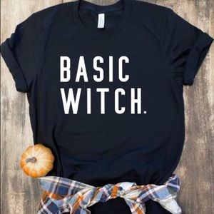 Ladies Basic Witch Fall Tee